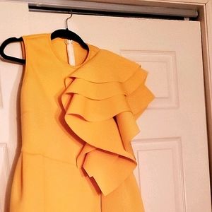 REPOST - Golden Yellow Dress
